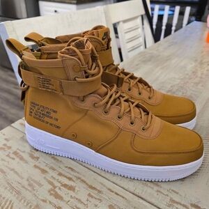 Nike Air Force 1 -Size 12M- Mid Desert Ochre